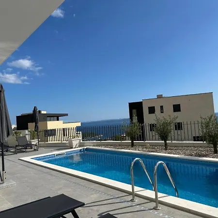 Di Sole - Heated Pool & Panoramic Sea View מאקרסקה